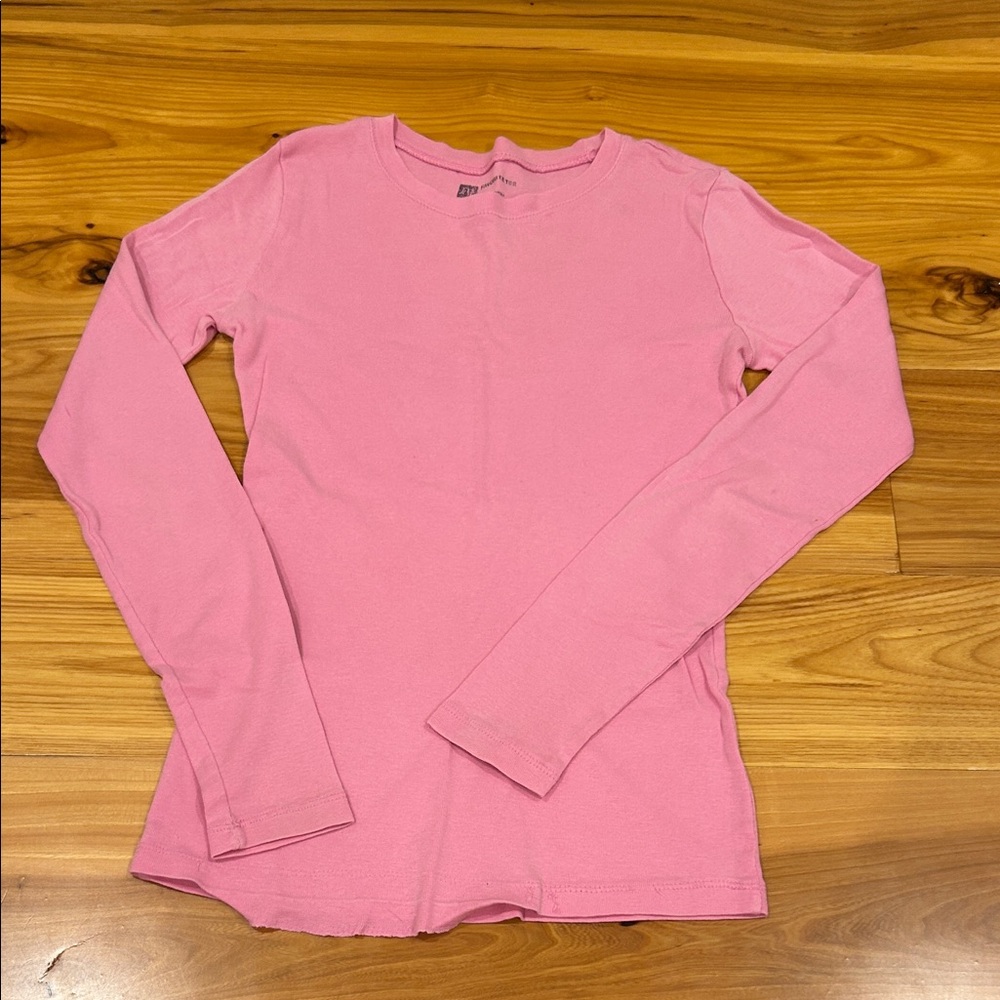 GAP Y2K Vintage Soft Pink Long Sleeve Tee